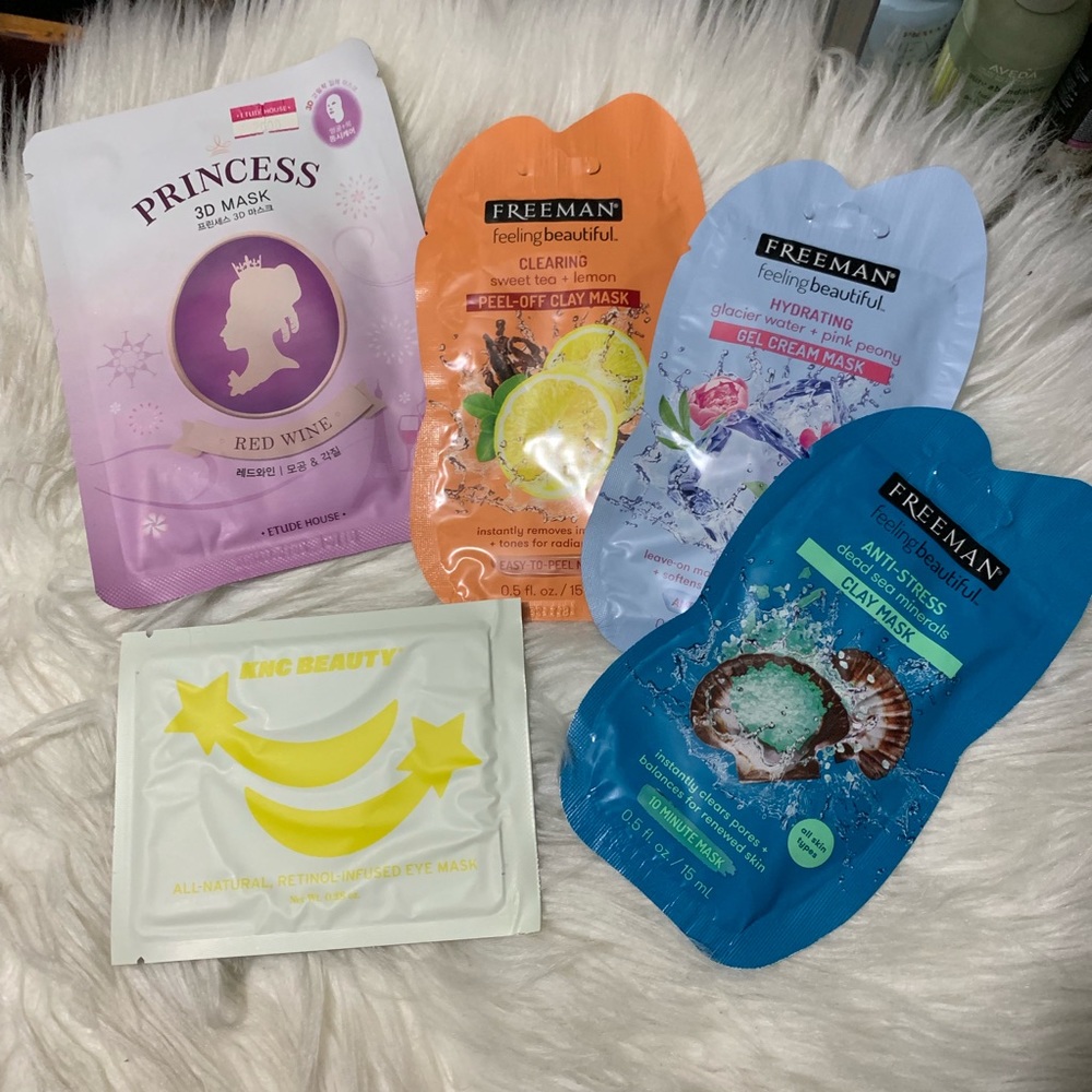 Lot of face \\ eye masks